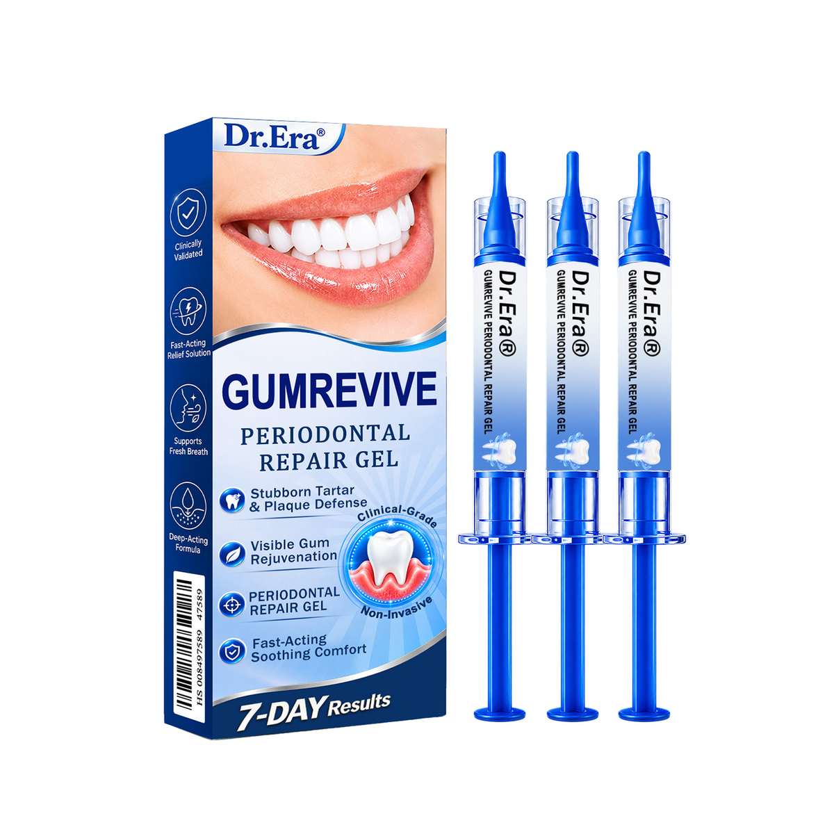 🇭🇺🏅🦷 HIVATALOS ÜZLET | Dr.Era® GumRevive Periodontal Repair Gel — Célzott fogínyápolás lepedék, fogszuvasodás, fogágyproblémák, kellemetlen lehelet és gyenge fogak esetén | Precíziós, leöblítést nem igénylő szájápoló formula