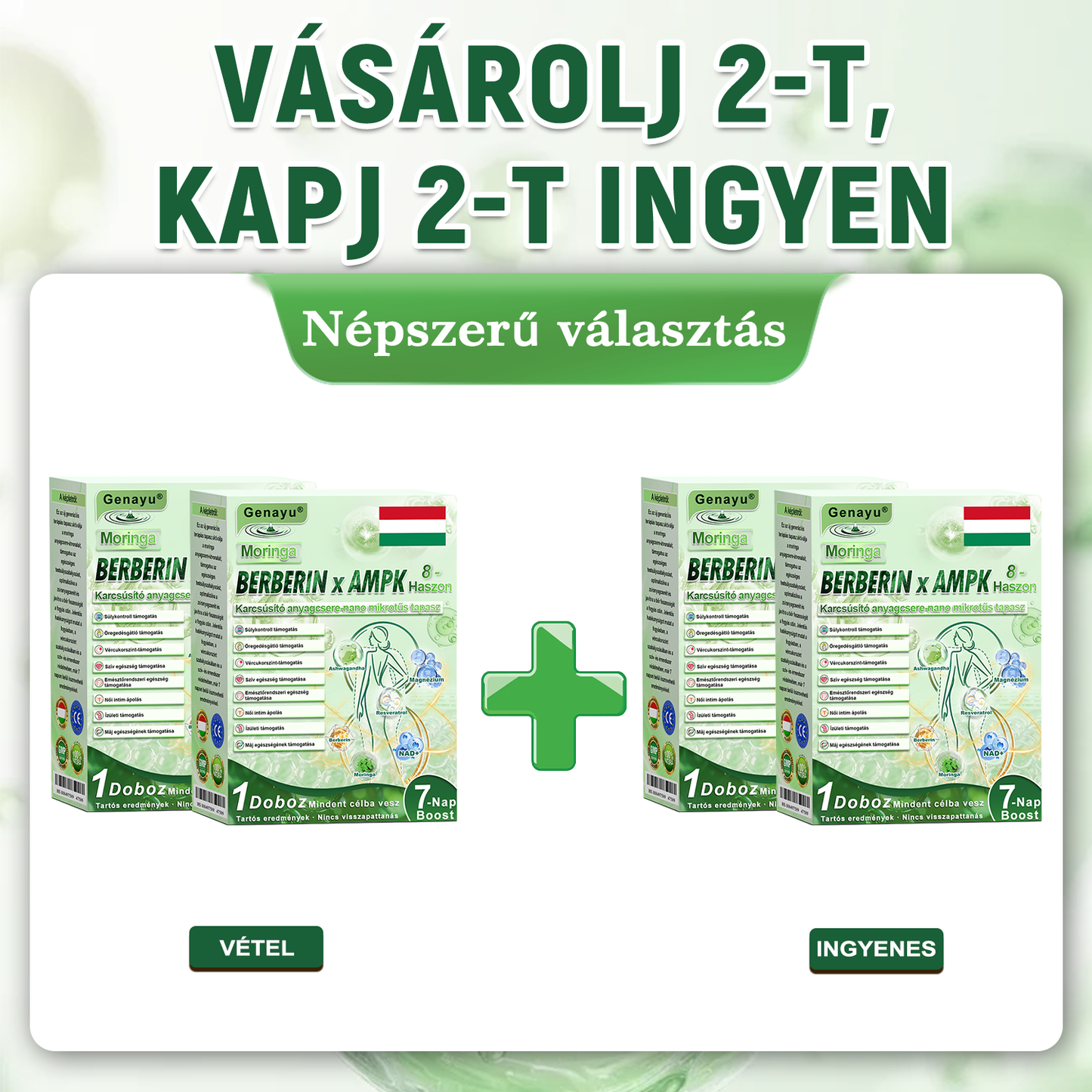 𝐆𝐞𝐧𝐚𝐲𝐮® 𝒎𝒆𝒕𝒂𝒃𝒐𝒍𝒊𝒌𝒖𝒔 𝒏𝒂𝒏𝒐 𝒎𝒊𝒌𝒓𝒐𝒕ű𝒔 𝒕𝒂𝒑𝒂𝒔𝒛🎉 (Csak naponta egyszer használható, látható eredmények 7 napon belül!) ✅ Berenil + Moringa formuláció, ideális tömegtúlzsúlláshoz, bőrhiányossághoz, cukorbetegséghez, apnához és ízületi problémákhoz 💥💥