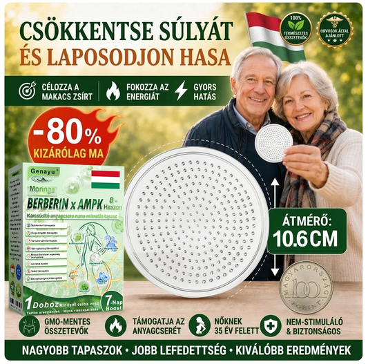 𝐆𝐞𝐧𝐚𝐲𝐮® 𝒎𝒆𝒕𝒂𝒃𝒐𝒍𝒊𝒌𝒖𝒔 𝒏𝒂𝒏𝒐 𝒎𝒊𝒌𝒓𝒐𝒕ű𝒔 𝒕𝒂𝒑𝒂𝒔𝒛🎉 (Csak naponta egyszer használható, látható eredmények 7 napon belül!) ✅ Berenil + Moringa formuláció, ideális tömegtúlzsúlláshoz, bőrhiányossághoz, cukorbetegséghez, apnához és ízületi problémákhoz 💥💥
