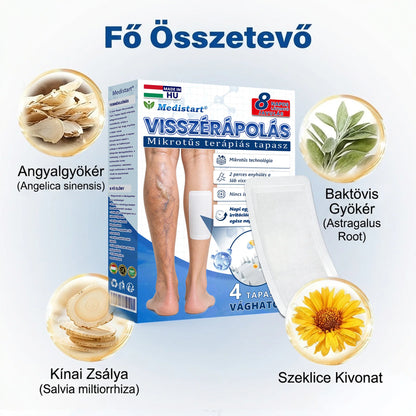 ✨🌿Medistart® Visszérápoló Mikrotűs Gondozó Tapasz ⚡ Azonnali Megkönnyebbülés, Hosszú Távú Eredmények